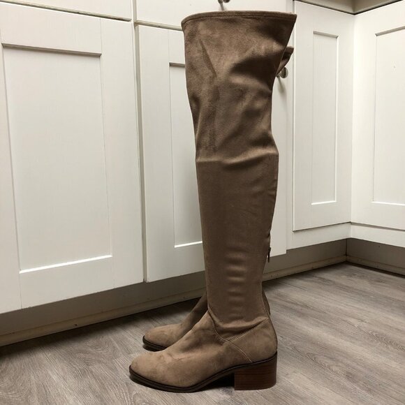 Steve Madden Women's Size 8.5 Gabbie Over the Knee Boots Thigh High Suede Shoes - Picture 1 of 12